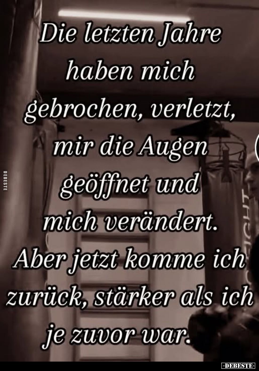 Die letzten Jahre haben mich gebrochen, verletzt, mir die Augen geöffnet und mich verändert. Aber jetzt komme ich zurück, stä...