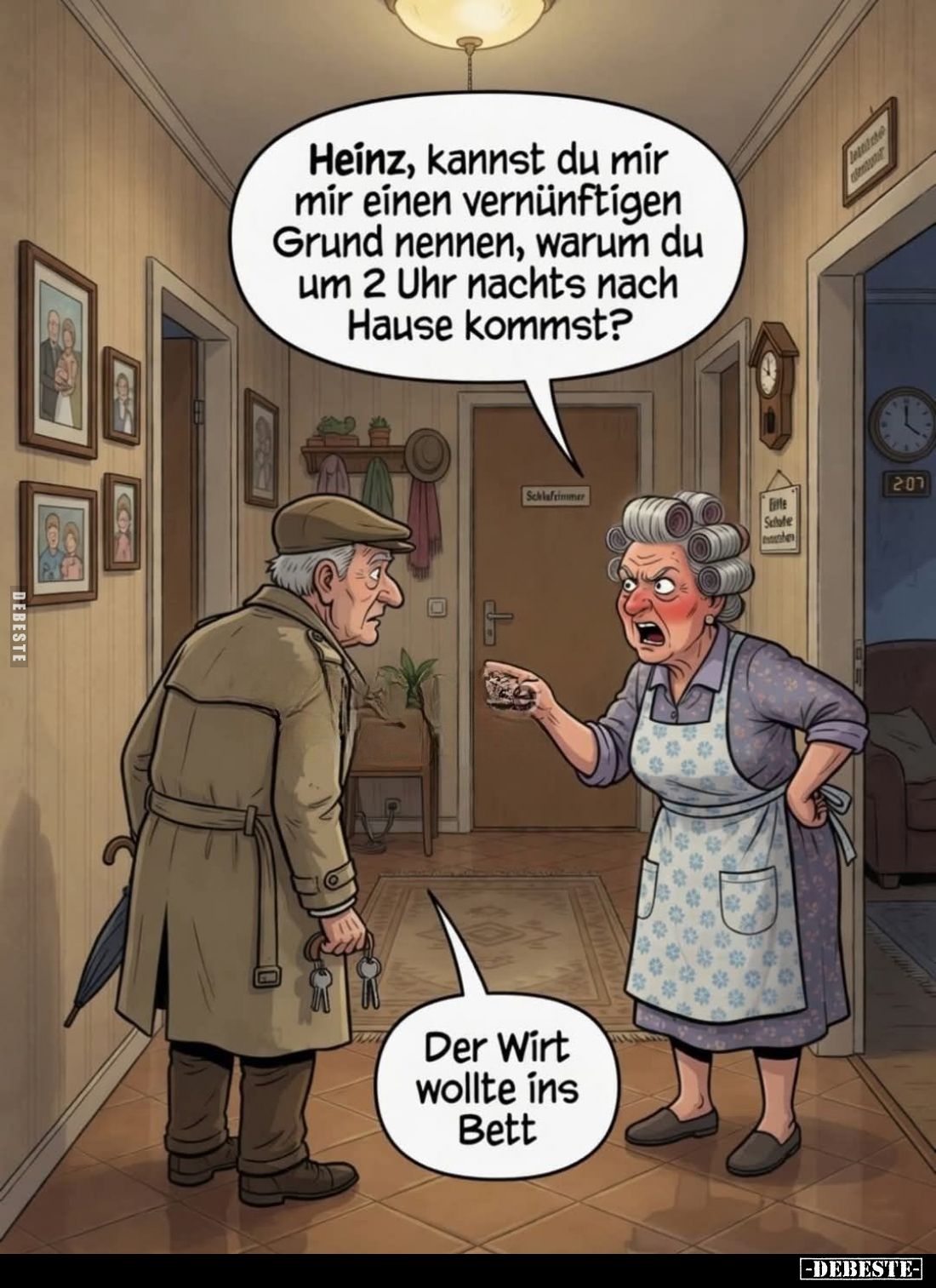 Heinz, kannst du mir mir einen vernünftigen Grund... - Lustige Bilder | DEBESTE.de