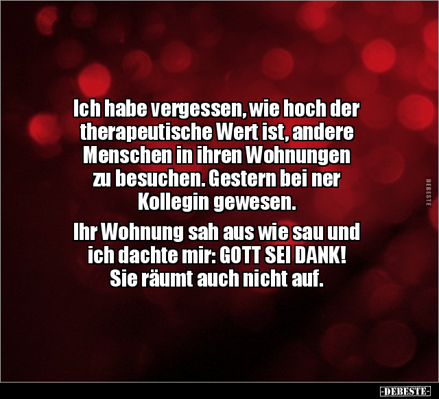 Ich habe vergessen, wie hoch der therapeutische Wert ist.. - Lustige Bilder | DEBESTE.de