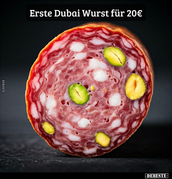 Erste Dubai Wurst für 20€.. - Lustige Bilder | DEBESTE.de