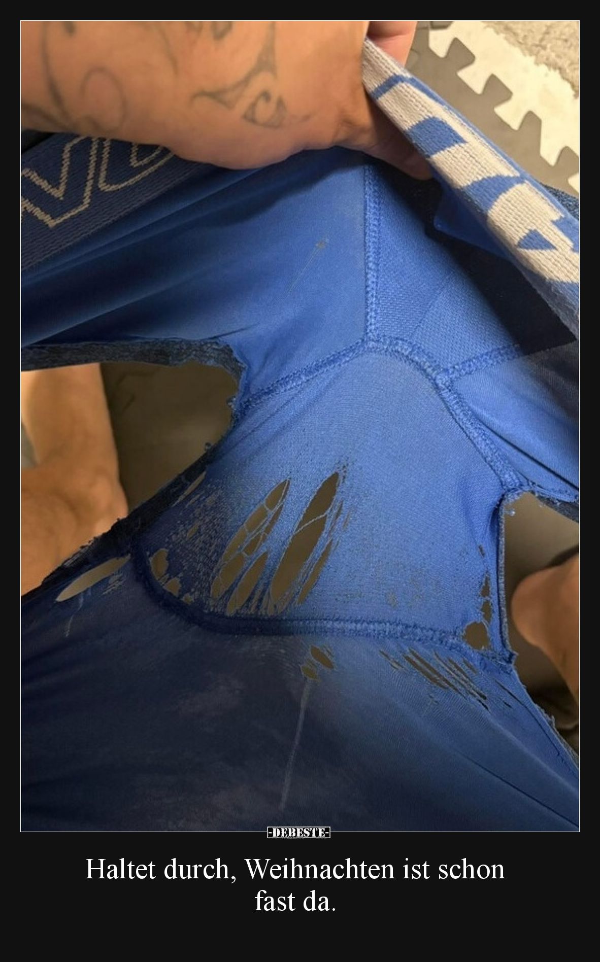 Haltet durch, Weihnachten ist schon fast da.