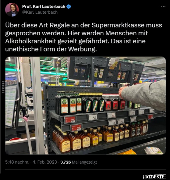 Über diese Art Regale an der Supermarktkasse muss.. - Lustige Bilder | DEBESTE.de