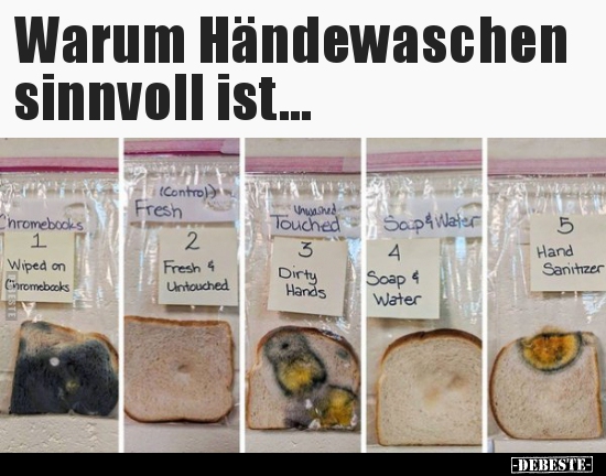 Warum Händewaschen sinnvoll ist... - Lustige Bilder | DEBESTE.de
