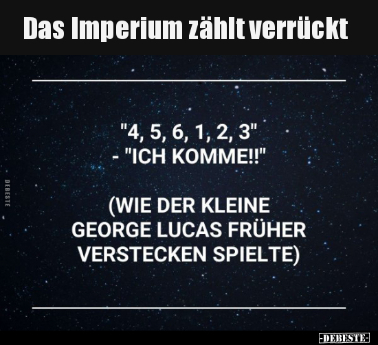 Das Imperium zählt verrückt.. - Lustige Bilder | DEBESTE.de