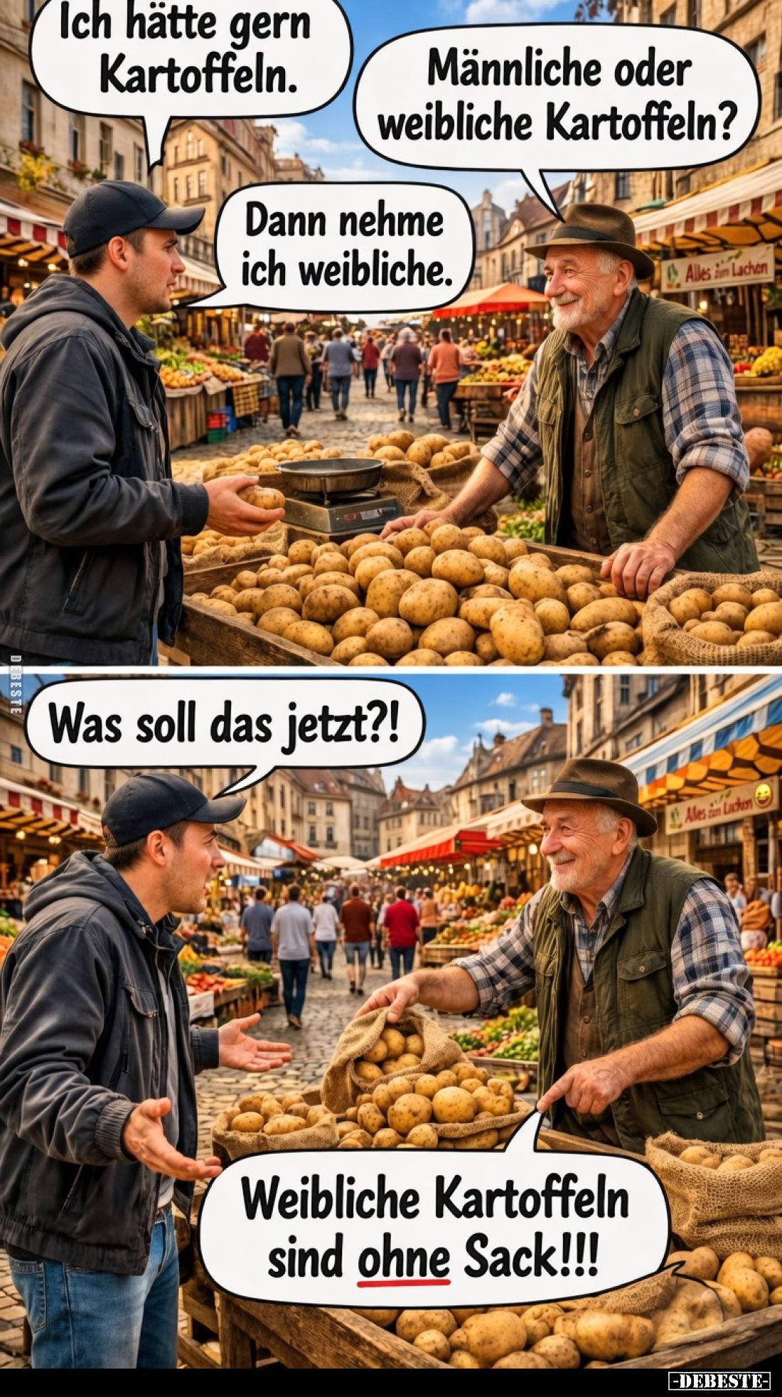 Ich hätte gern Kartoffeln... - Lustige Bilder | DEBESTE.de