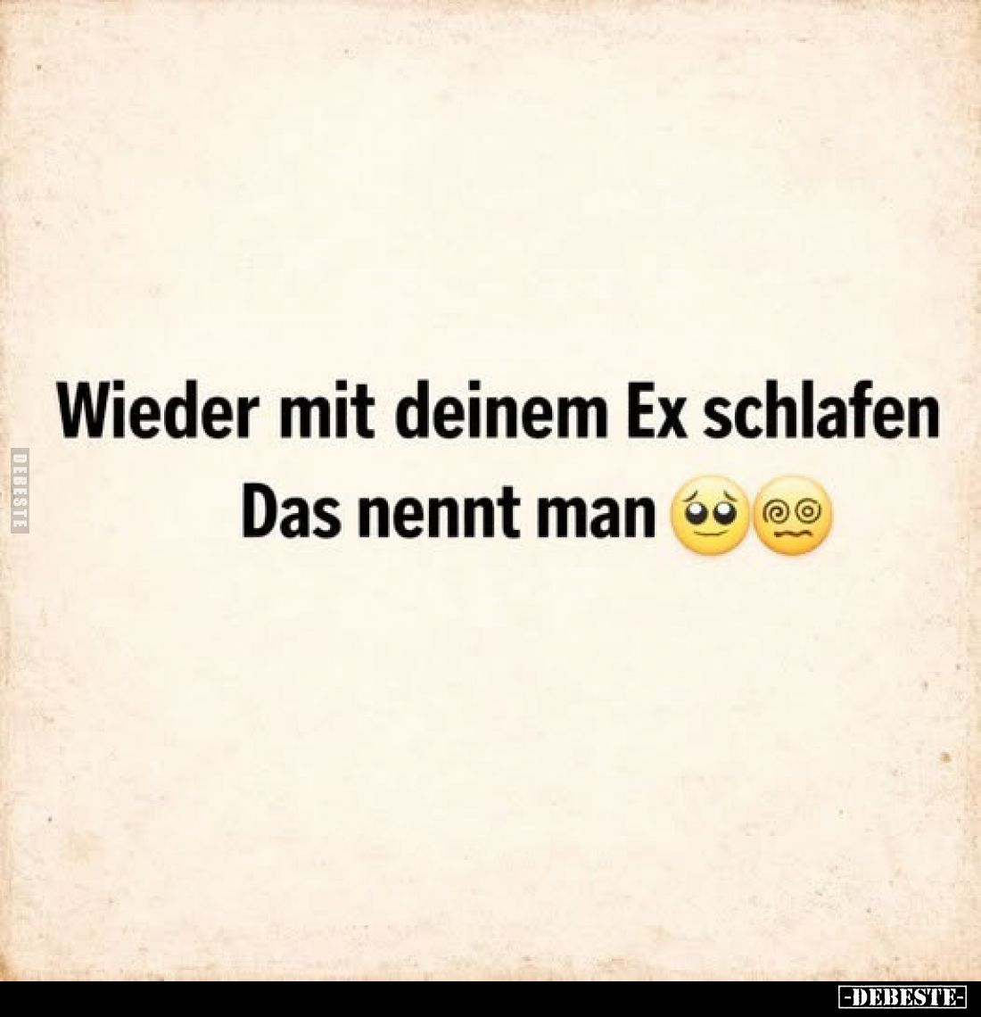 Wieder mit deinem Ex schlafen Das nennt man