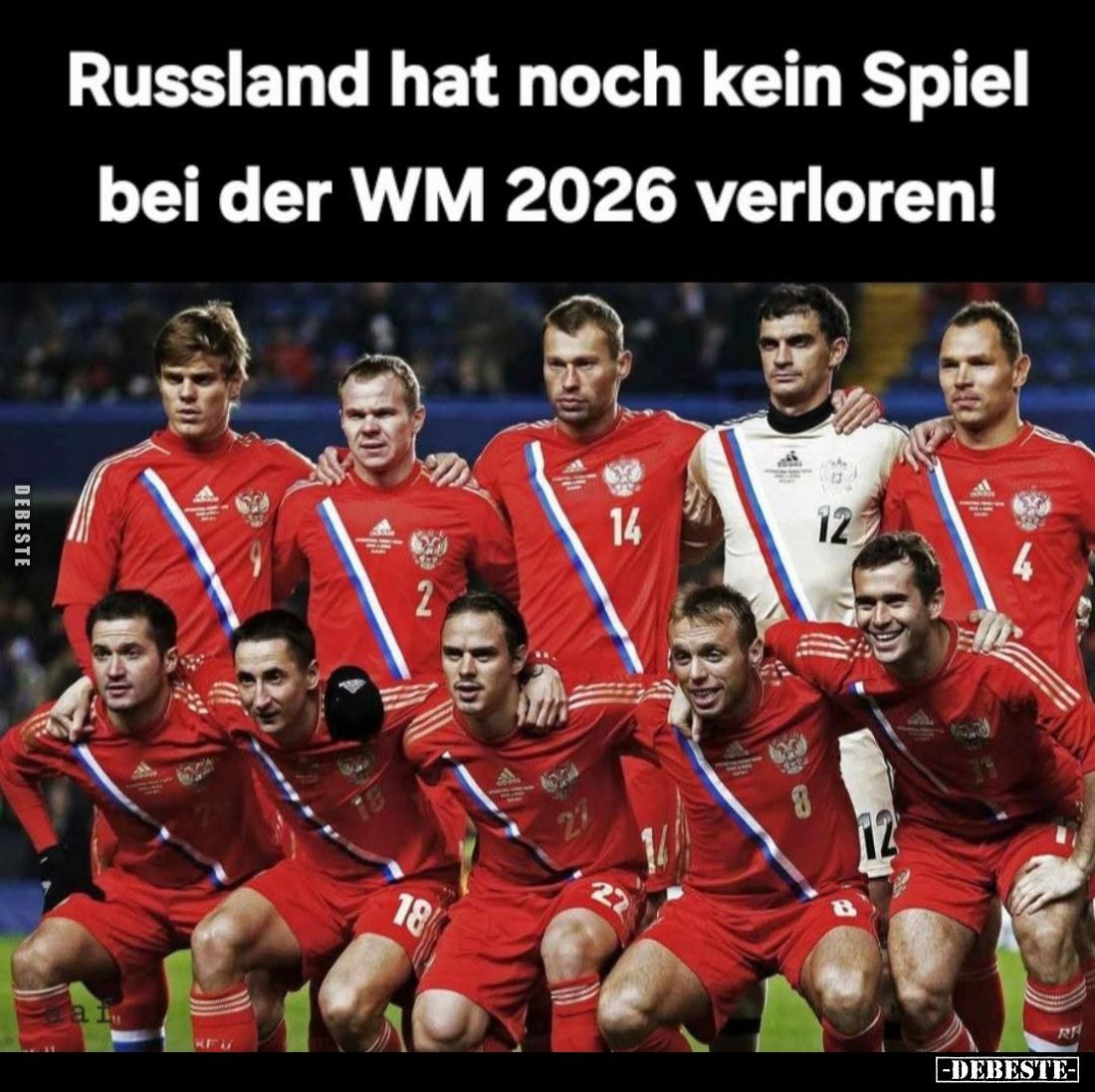 Russland hat noch kein Spiel bei der WM 2026 verloren!