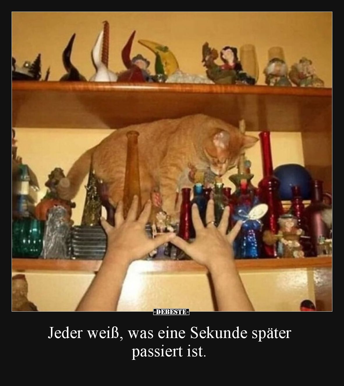 Jeder weiß, was eine Sekunde später passiert ist.