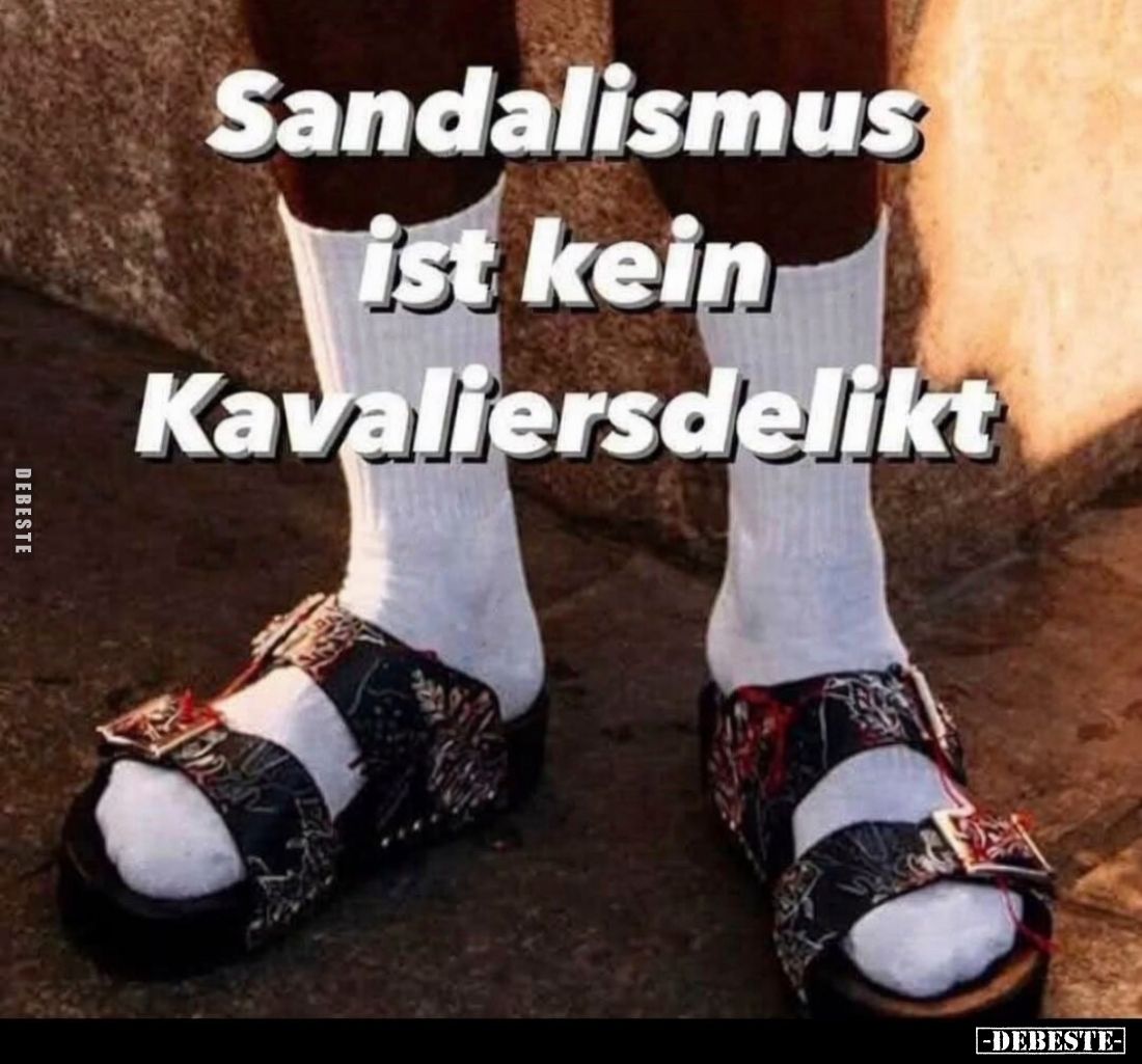 Sandalismus ist kein Kavaliersdelikt.