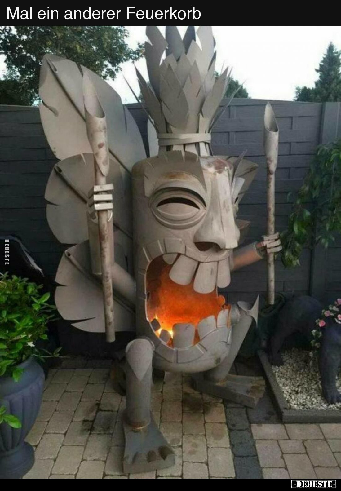 Mal ein anderer Feuerkorb..