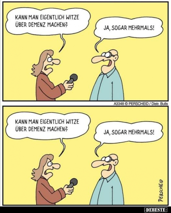 Kann man eigentlich Witze über Demenz machen?.. - Lustige Bilder | DEBESTE.de