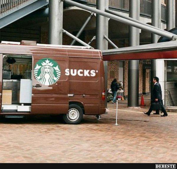 Starbucks Werbeaufschrift.. - Lustige Bilder | DEBESTE.de