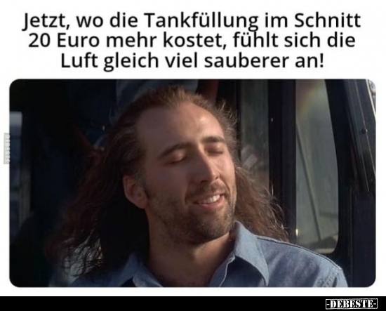 Jetzt, wo die Tankfüllung im Schnitt 20 Euro mehr kostet.. - Lustige Bilder | DEBESTE.de