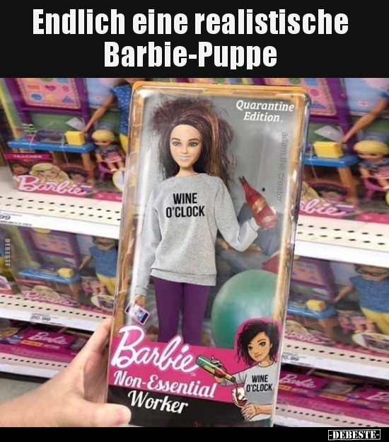 Endlich eine realistische Barbie-Puppe.. - Lustige Bilder | DEBESTE.de