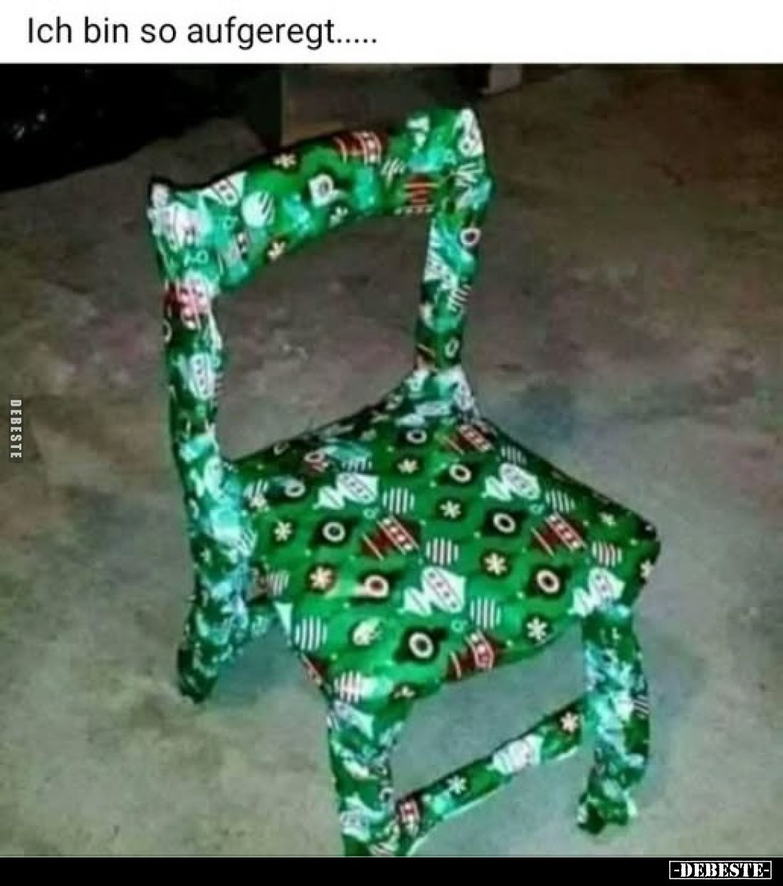 Ich bin so aufgeregt.....