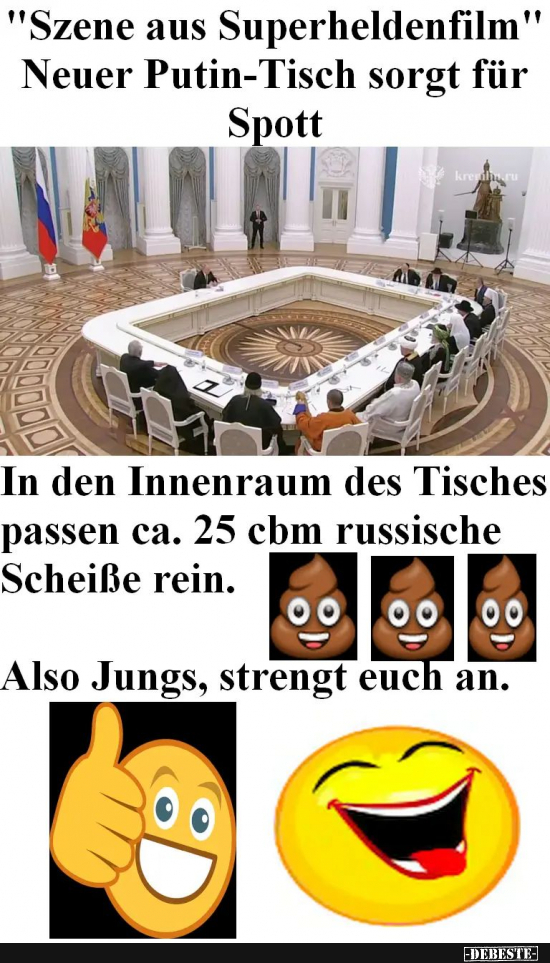 Putin und sein neues Luxus-Kackzentrum - Lustige Bilder | DEBESTE.de