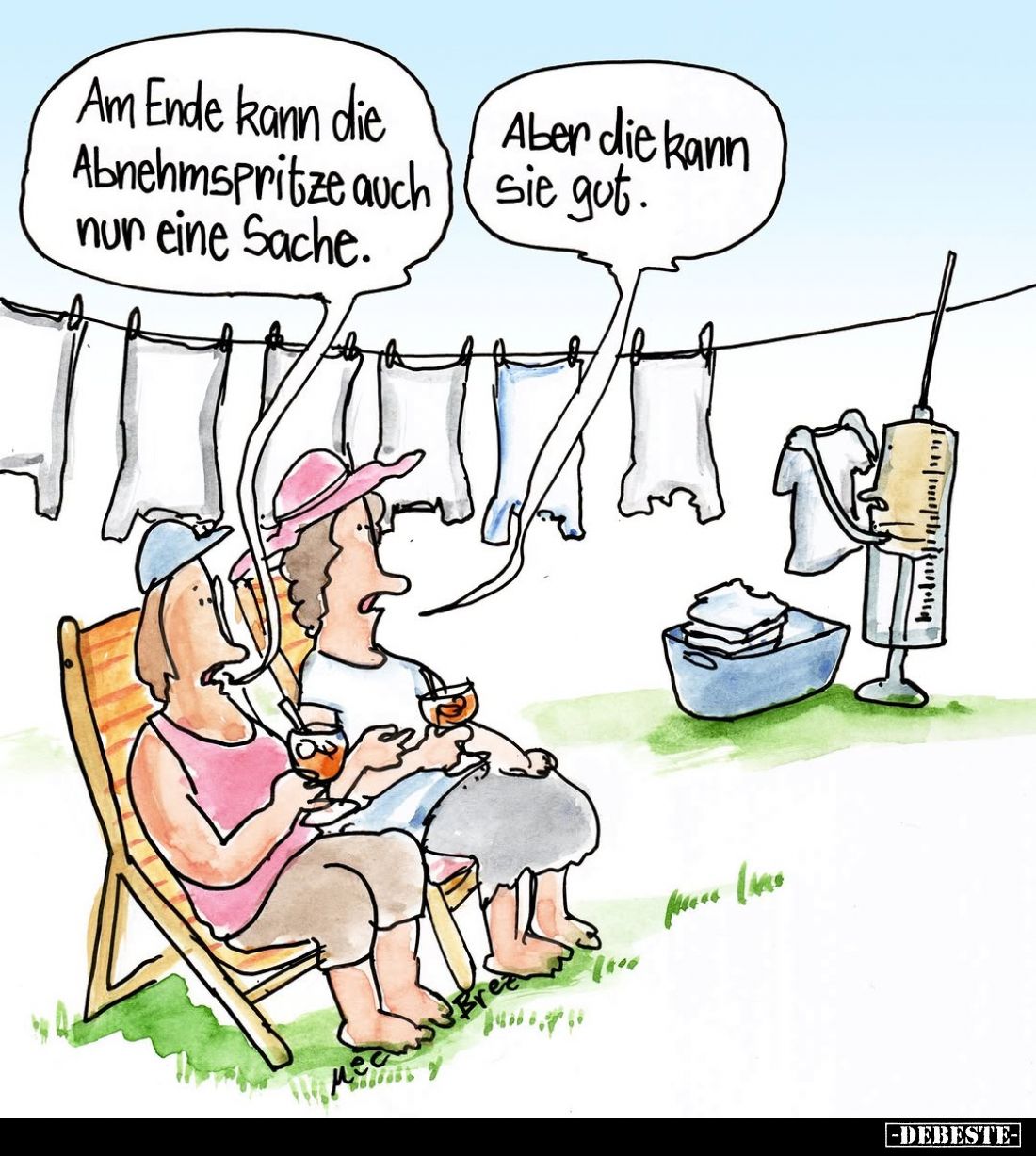 Am Ende kann die Abnehmspritze auch nun eine Sache.
Aber die kann sie gut.