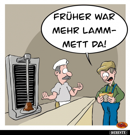 Früher war mehr Lamm-Mett da!.. - Lustige Bilder | DEBESTE.de