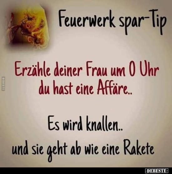 Feuerwerk spar-Tip.. - Lustige Bilder | DEBESTE.de