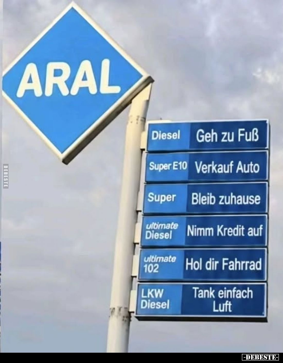ARAL
-
Diesel
-
Geh zu Fuß
-
Super E10
-
Verkauf Auto
-
Super
-
Bleib zuhause
-
ultimate Diesel
-
Nimm Kredit...