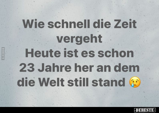 Wie schnell die Zeit vergeht.. - Lustige Bilder | DEBESTE.de