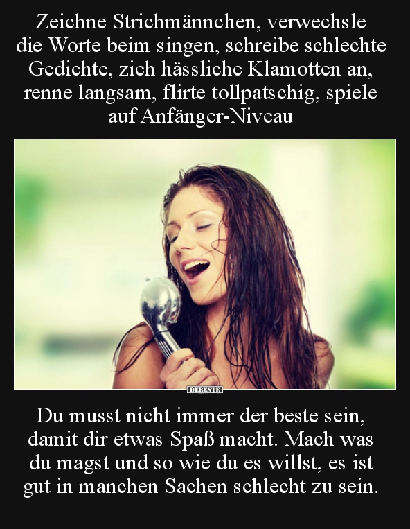 Zeichne Strichmännchen, verwechsle die Worte beim singen.. - Lustige Bilder | DEBESTE.de