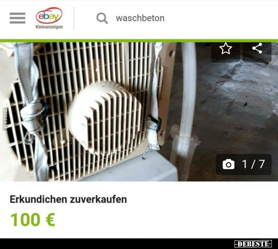 Erkundichen zu verkaufen 100 €..