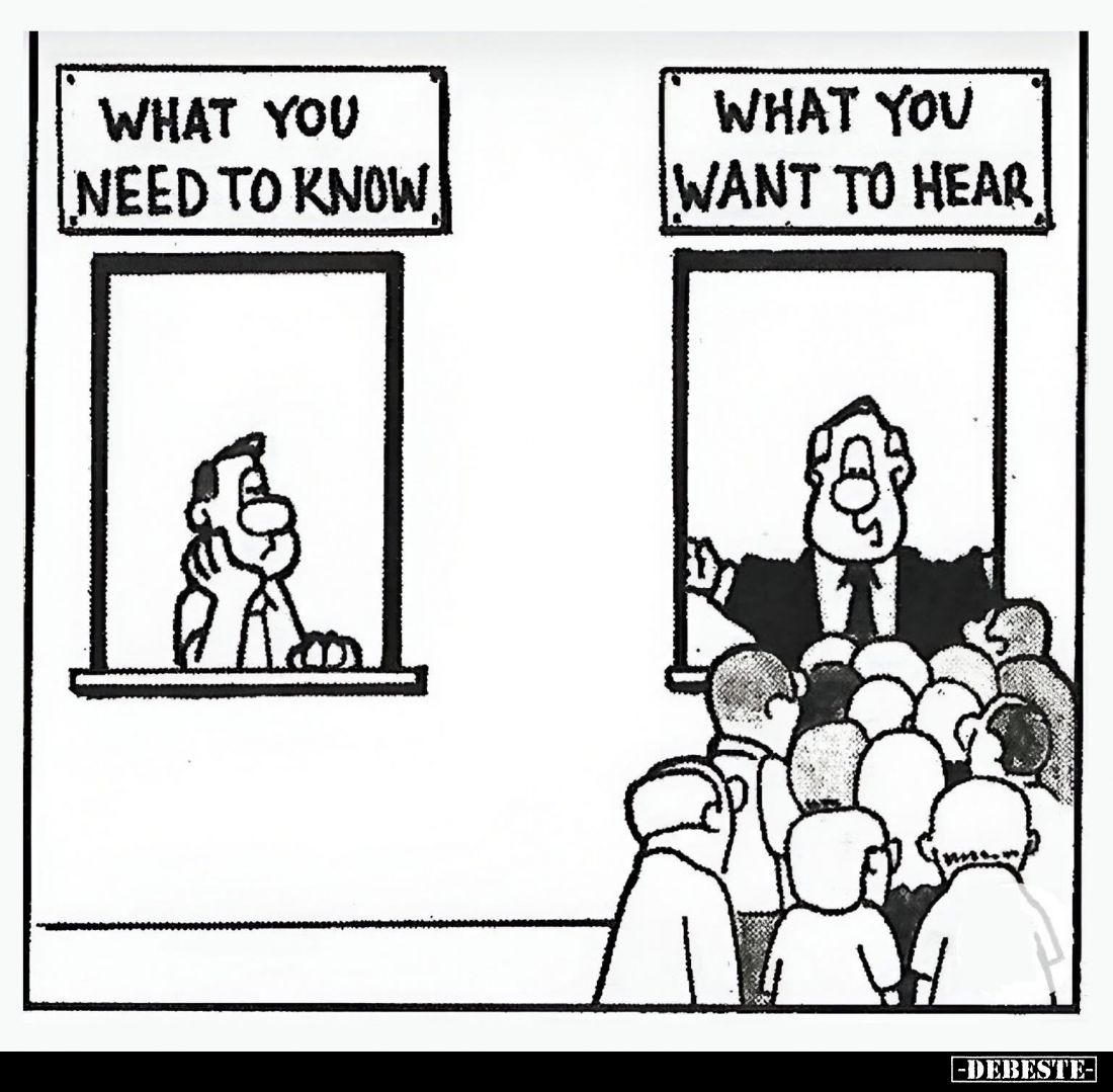 What you need to know. - What you want to hear.
