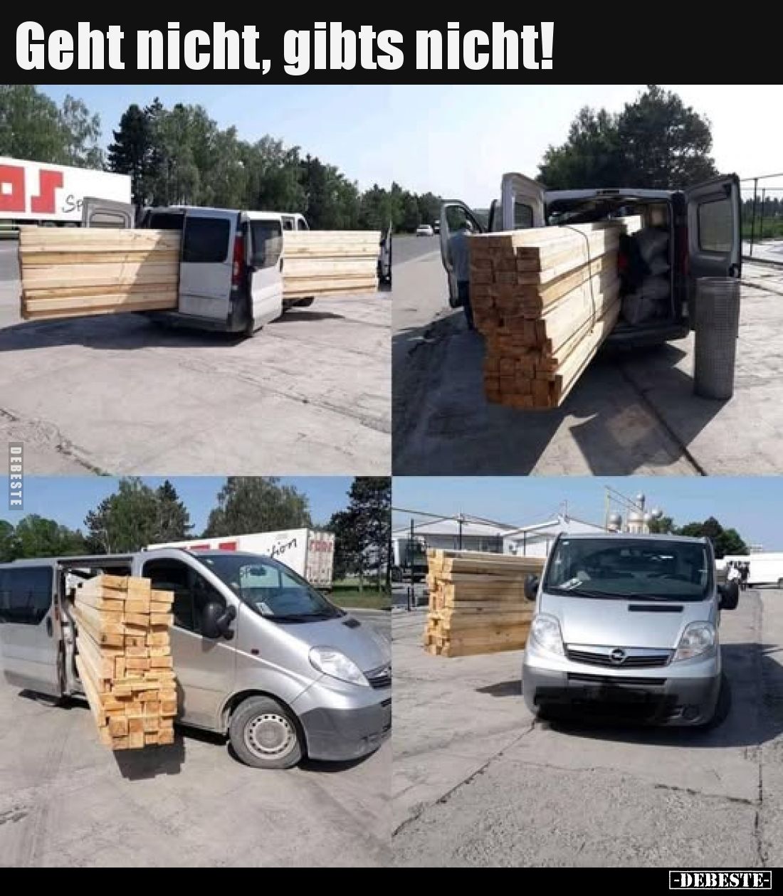 Geht nicht, gibts nicht!