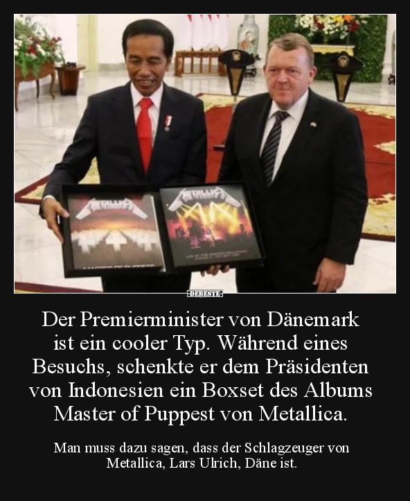 Der Premierminister von Dänemark ist ein cooler Typ... - Lustige Bilder | DEBESTE.de