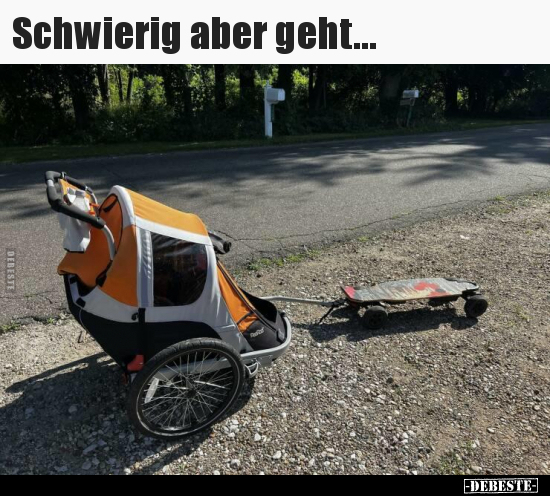 Schwierig aber geht...