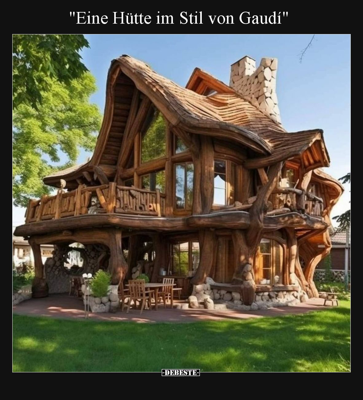 "Eine Hütte im Stil von Gaudí".. - Lustige Bilder | DEBESTE.de