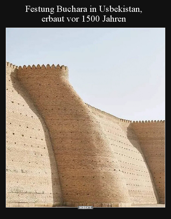Festung Buchara in Usbekistan, erbaut vor 1500 Jahren.. - Lustige Bilder | DEBESTE.de