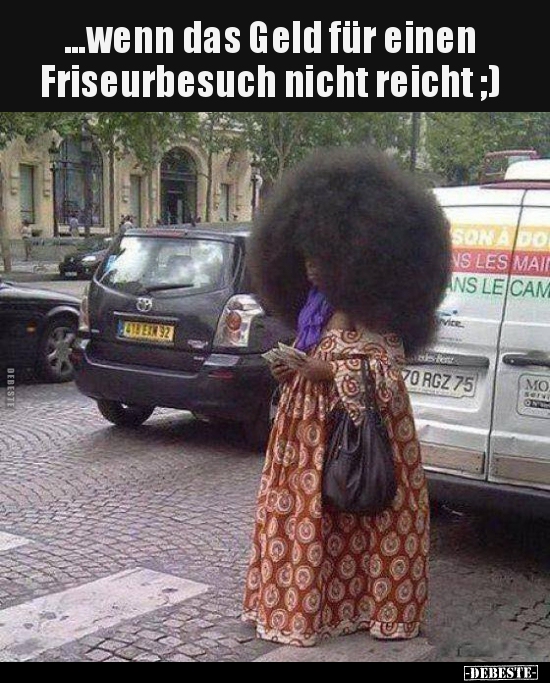 ...wenn das Geld für einen Friseurbesuch nicht reicht.. - Lustige Bilder | DEBESTE.de