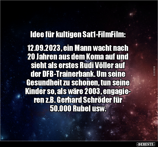 Idee für kultigen Sat1-FilmFilm.. - Lustige Bilder | DEBESTE.de