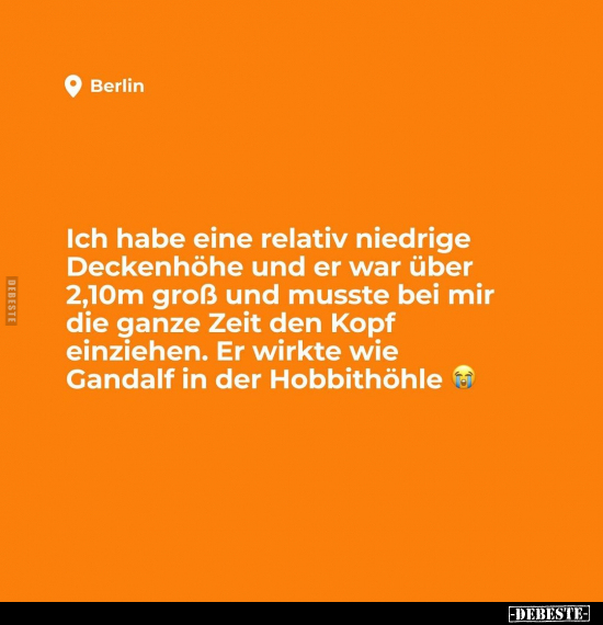 Ich habe eine relativ niedrige Deckenhöhe.. - Lustige Bilder | DEBESTE.de