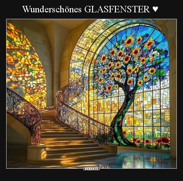 Wunderschönes GLASFENSTER ♥.. - Lustige Bilder | DEBESTE.de