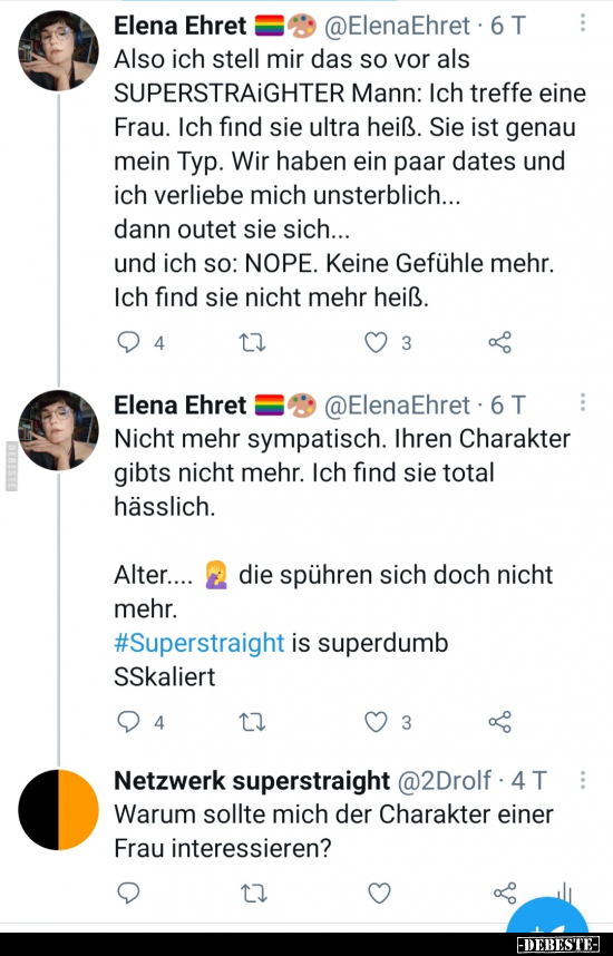 Also ich stell mir das so vor als SUPERSTRAIGHTER Mann.. - Lustige Bilder | DEBESTE.de