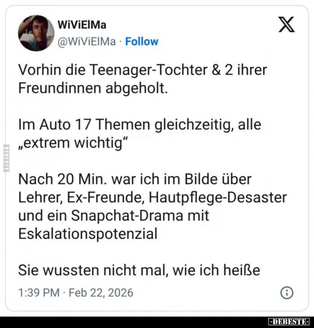 Vorhin die Teenager-Tochter & 2 ihrer Freundinnen.. - Lustige Bilder | DEBESTE.de
