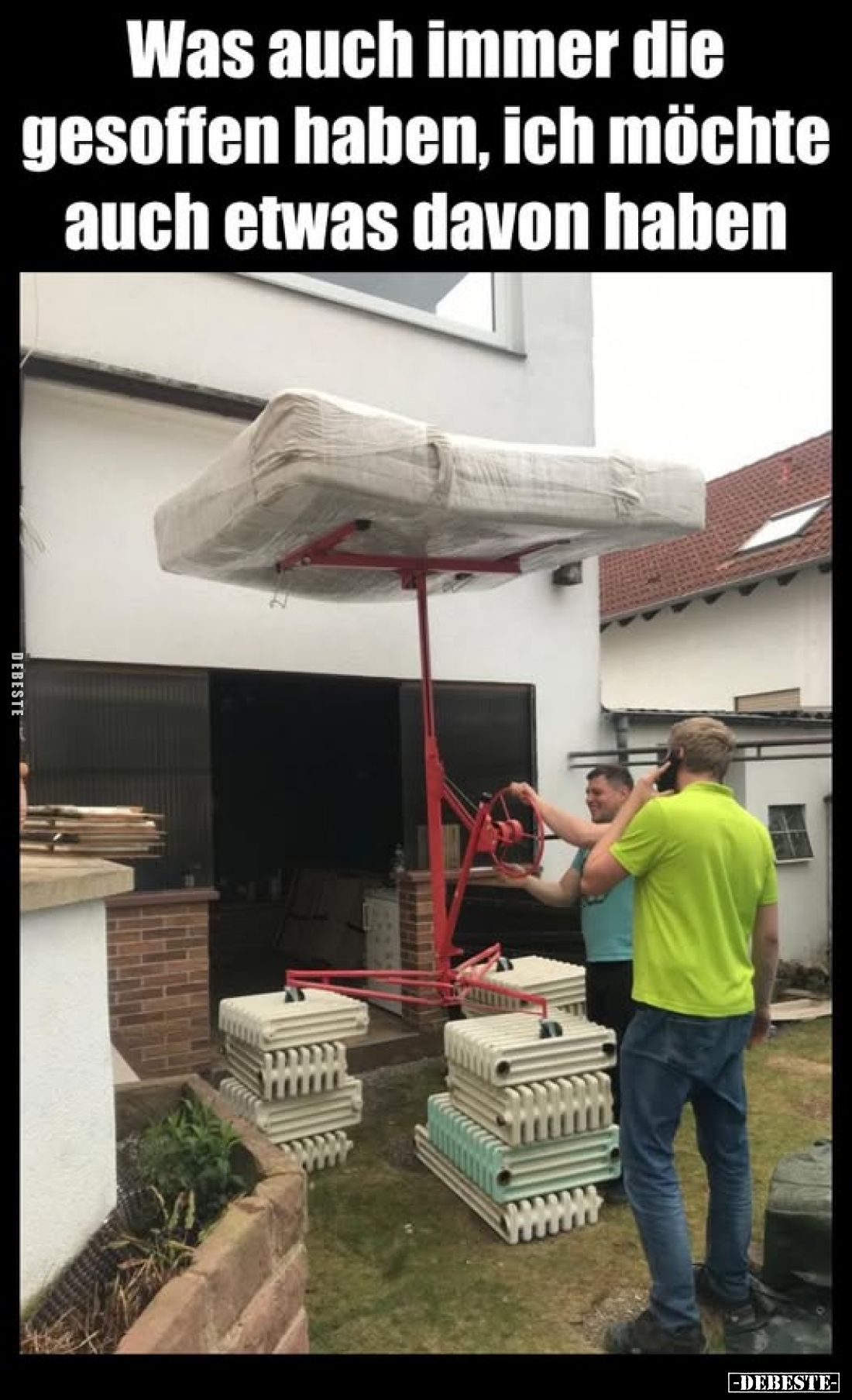 Was auch immer die gesoffen haben, ich möchte auch etwas davon haben