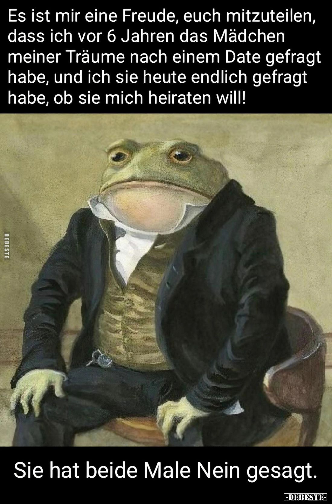 Es ist mir eine Freude, euch mitzuteilen, dass ich vor 6.. - Lustige Bilder | DEBESTE.de