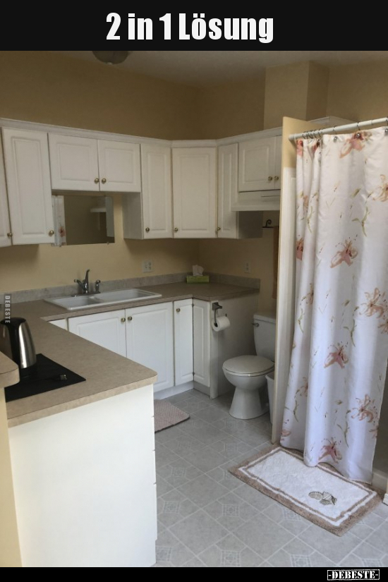 2 in 1 Lösung..