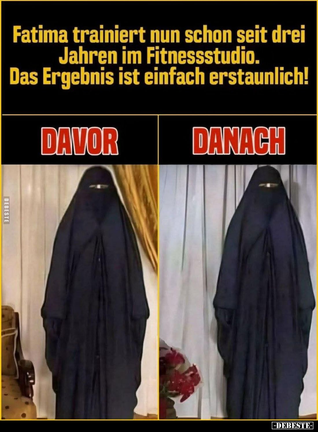 Fatima trainiert nun schon seit drei Jahren im Fitnessstudio. Das Ergebnis ist einfach erstaunlich!