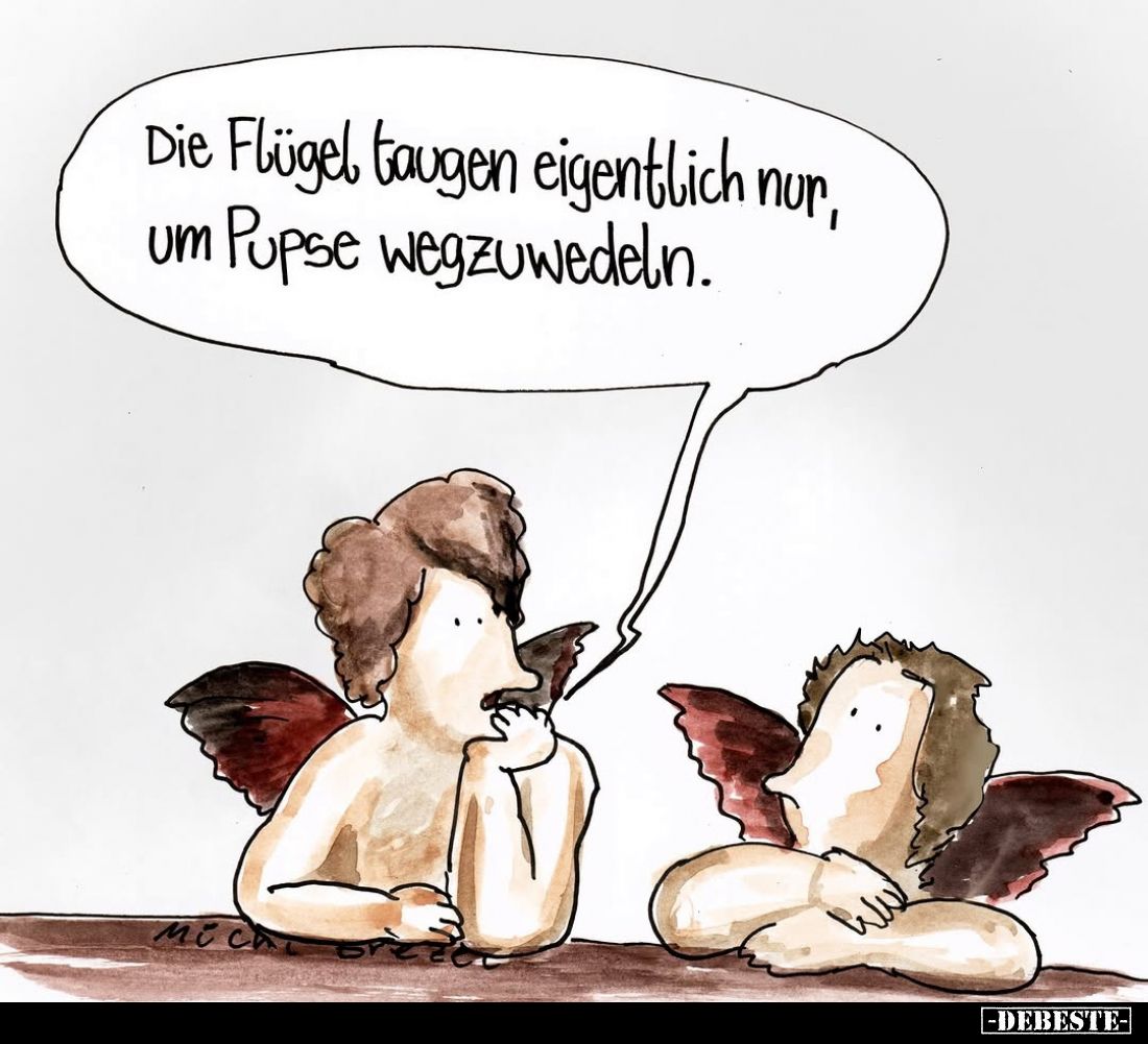 Die Flügel taugen eigentlich nur, um Pupse wegzuwedeln.. - Lustige Bilder | DEBESTE.de
