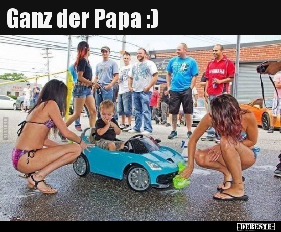 Ganz der Papa :) - Lustige Bilder | DEBESTE.de