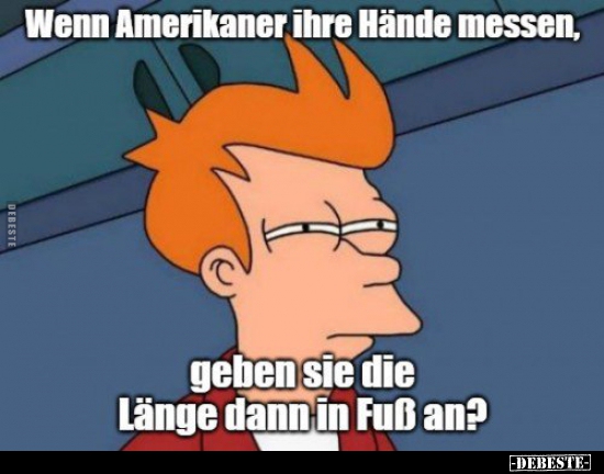Wenn Amerikaner ihre Hände messen.. - Lustige Bilder | DEBESTE.de