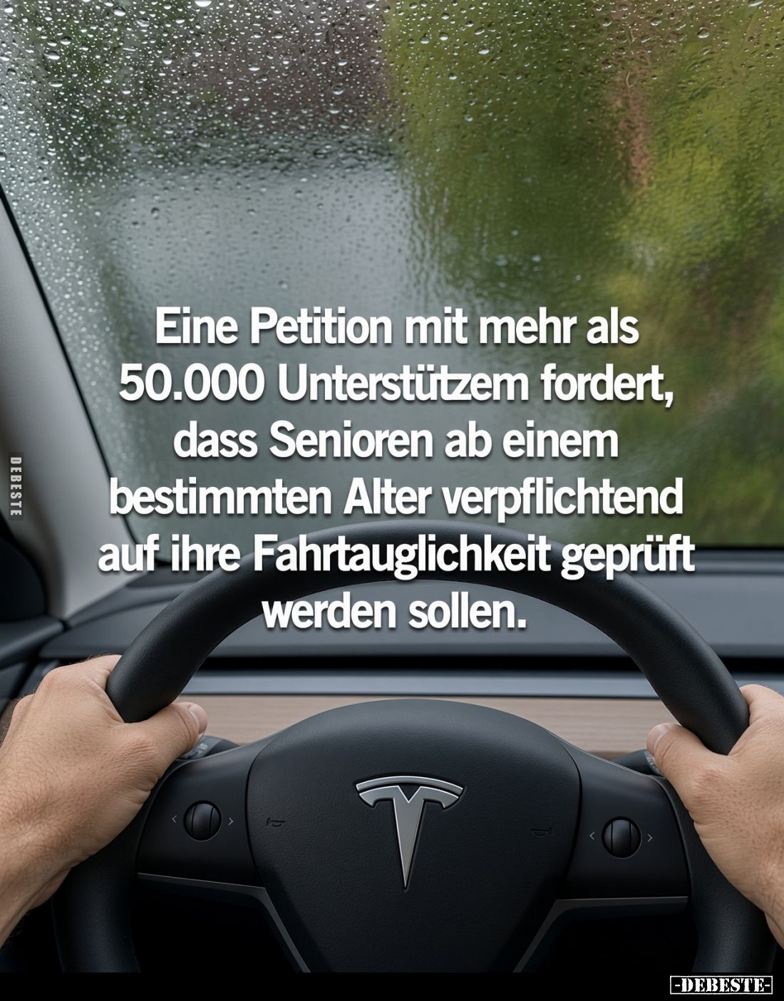 Eine Petition mit mehr als 50.000 Unterstützen fordert, dass Senioren ab einem bestimmten Alter verpflichtend auf ihre Fahrta...