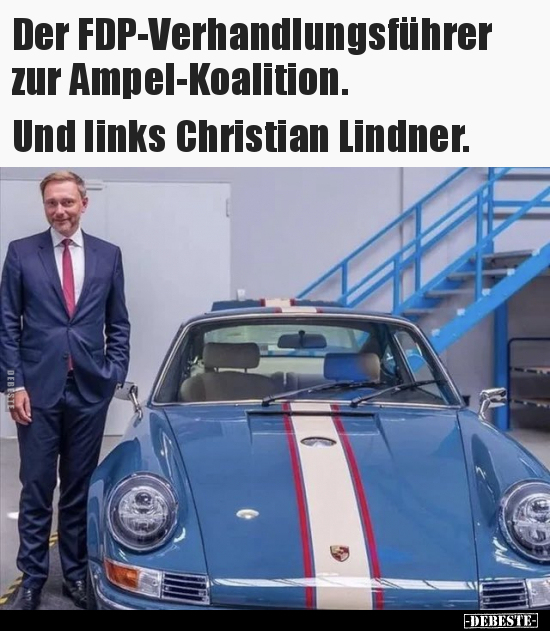 Der FDP-Verhandlungsführer zur Ampel-Koalition... - Lustige Bilder | DEBESTE.de