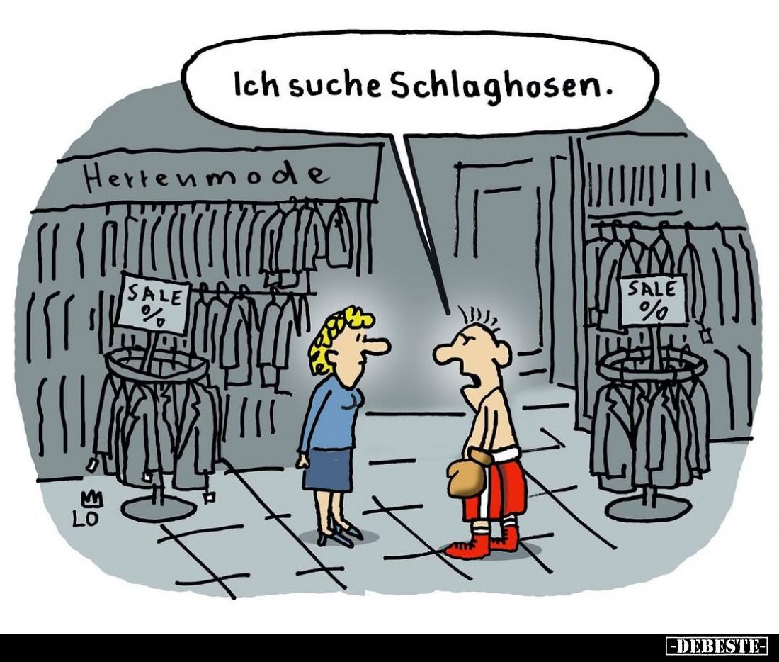 Ich suche Schlaghosen.