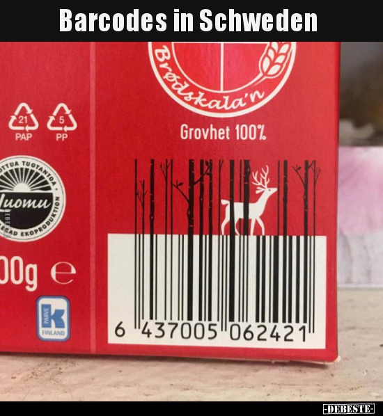 Barcodes in Schweden.. - Lustige Bilder | DEBESTE.de